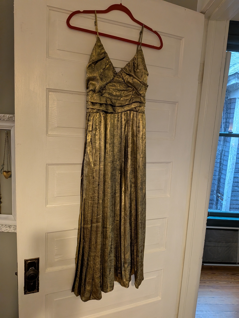 J.O.A. Metallic Gold Party Dress (Never Worn) - Jazz Age